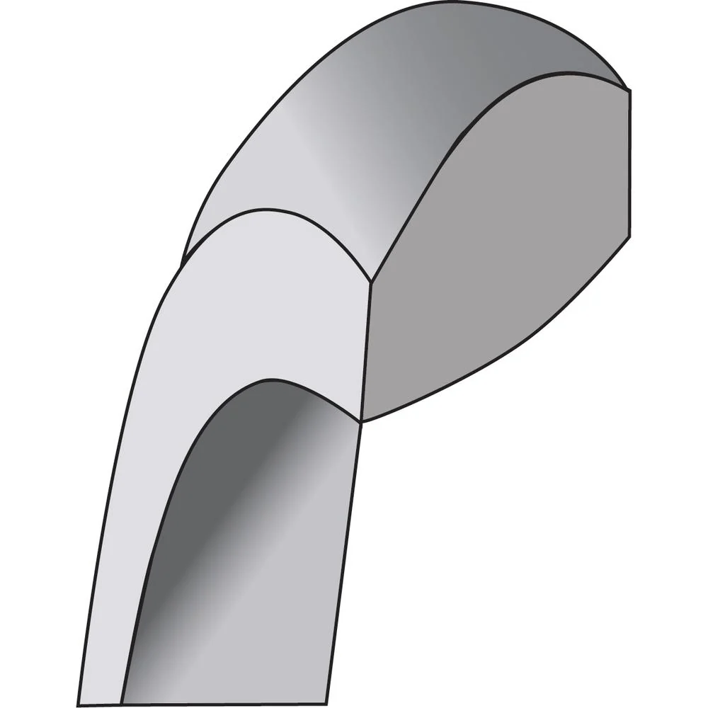 10K White Gold 3mm Comfort Fit Polished Wedding Band - Size 4.5 by Luciano & Cie - Image 5