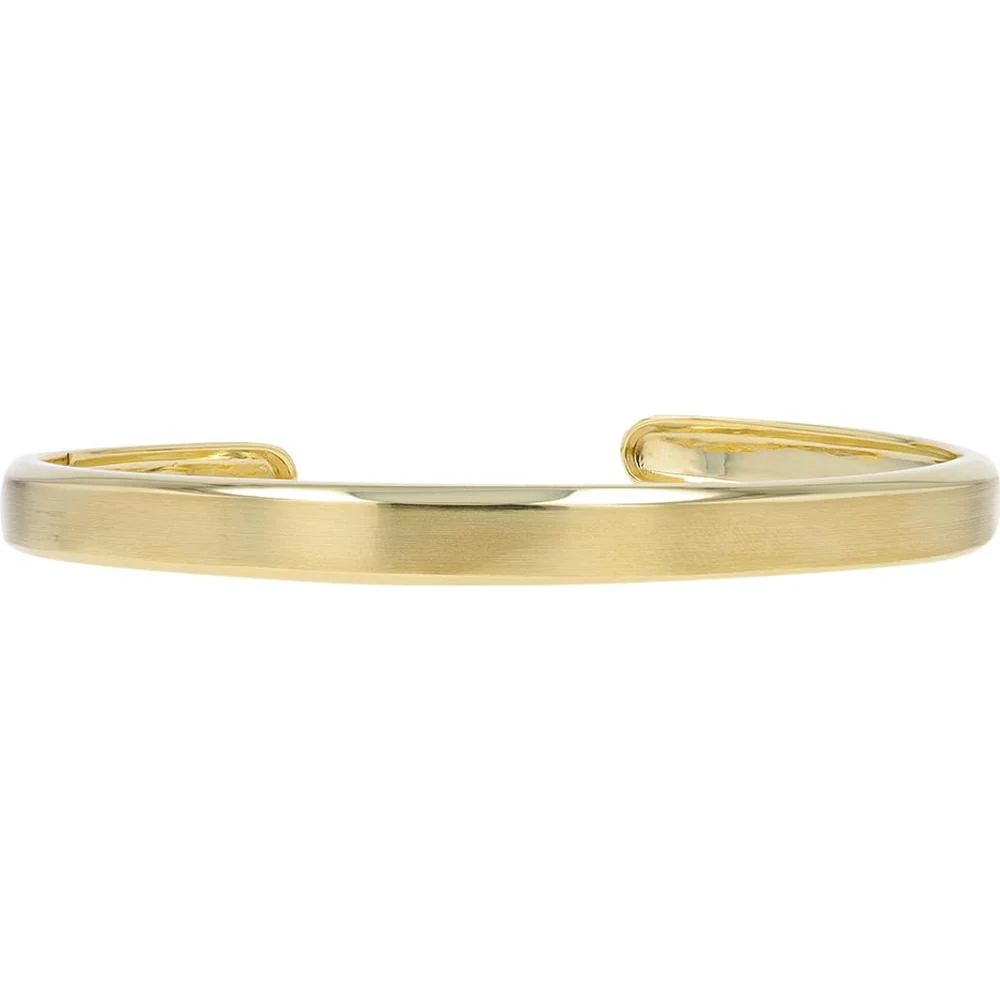 10K Yellow Gold Cuff Bracelet - 15.85g