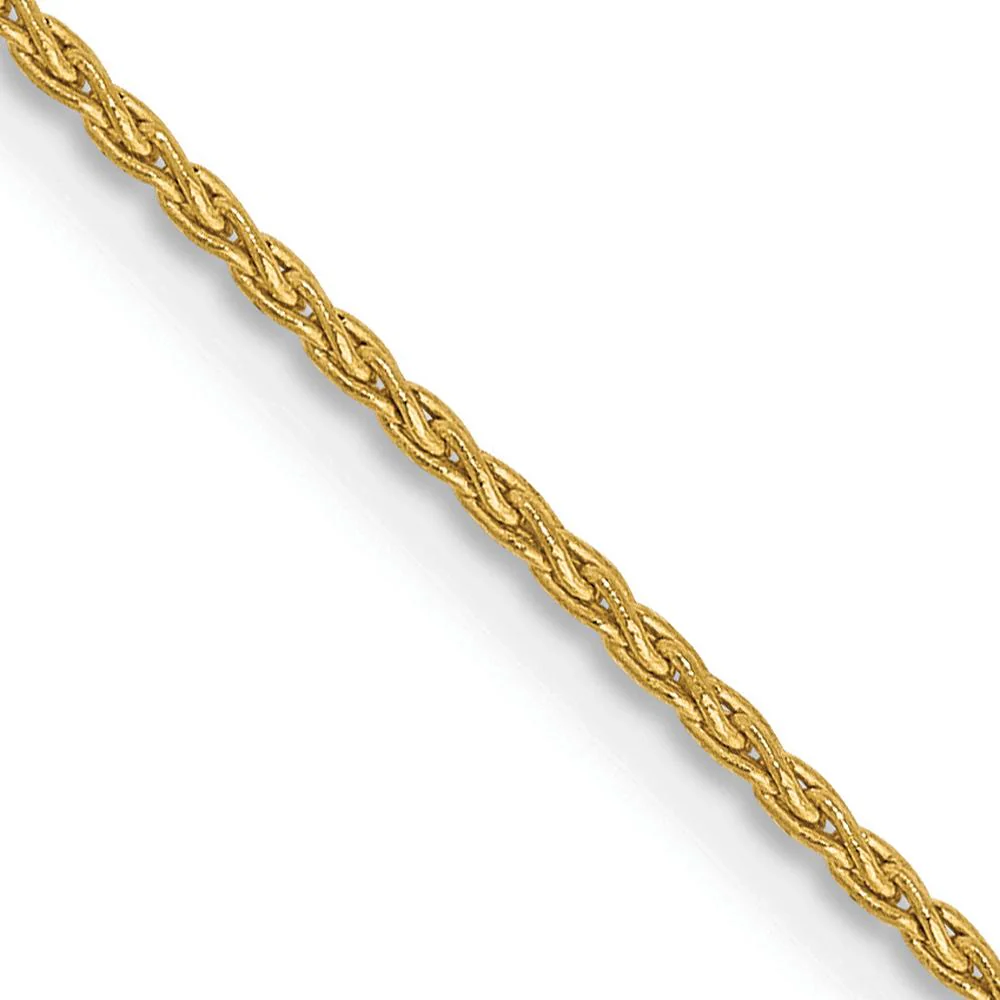 14K Yellow Gold 20" Parisian Wheat Chain with Lobster Clasp by Oro Pregiato