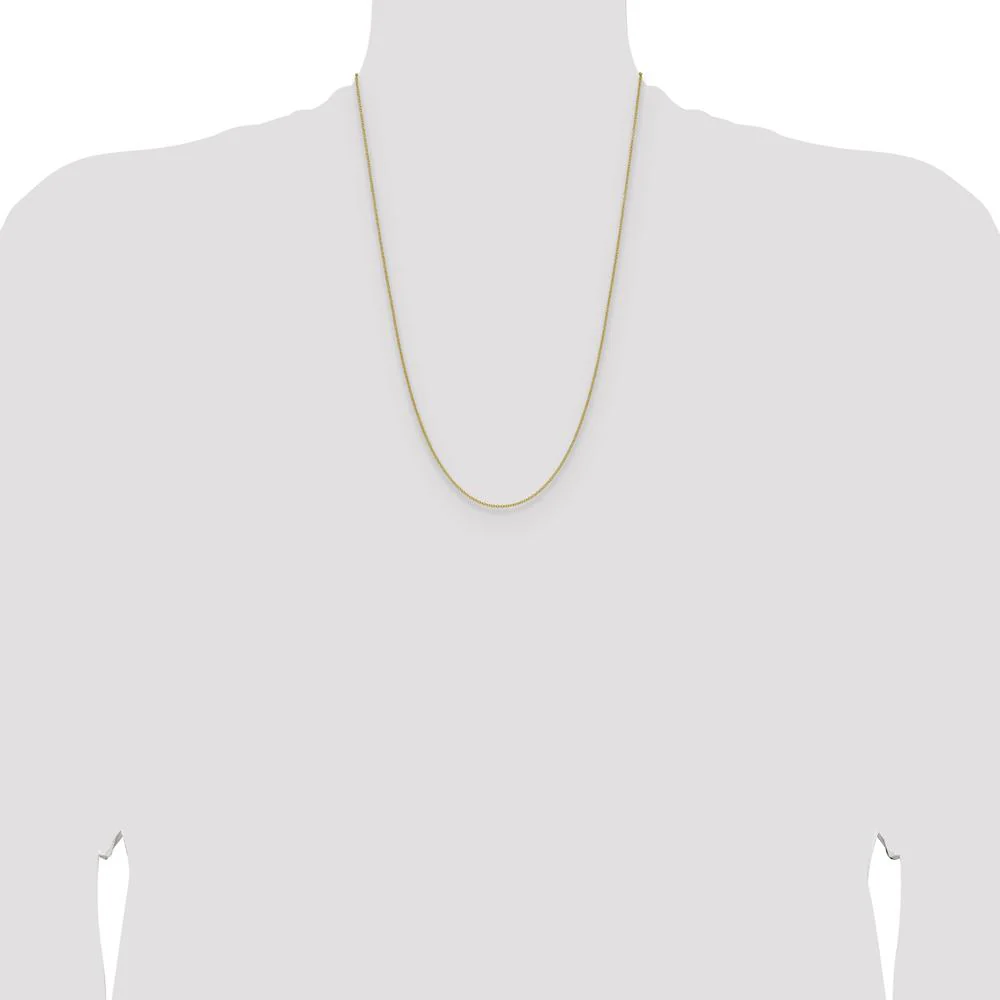 14K Yellow Gold 24" 1.5mm Cable Chain Necklace with Lobster Clasp by Oro Pregiato - Image 4