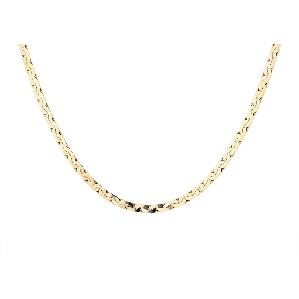 14K Yellow Gold 29" C - Link Necklace - 28.8g Total Weight