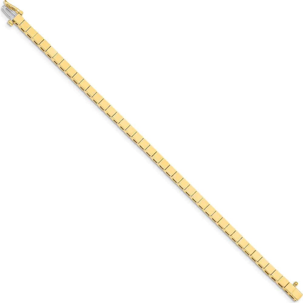14K Yellow Gold 7" Add-a-Diamond Bracelet with 43 Stone Settings - Customizable Bracelet by Monteluci Fine Jewelry - Image 2