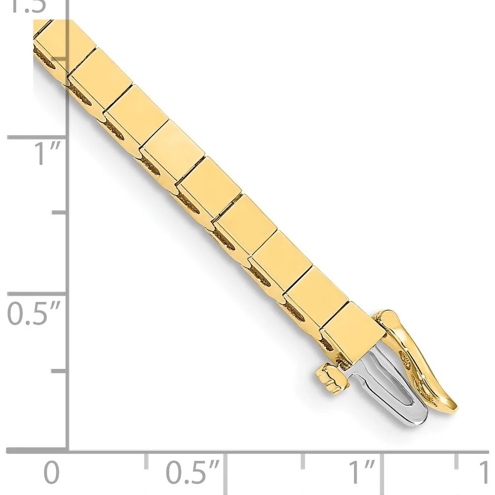 14K Yellow Gold 7" Add-a-Diamond Bracelet with 43 Stone Settings - Customizable Bracelet by Monteluci Fine Jewelry - Image 4
