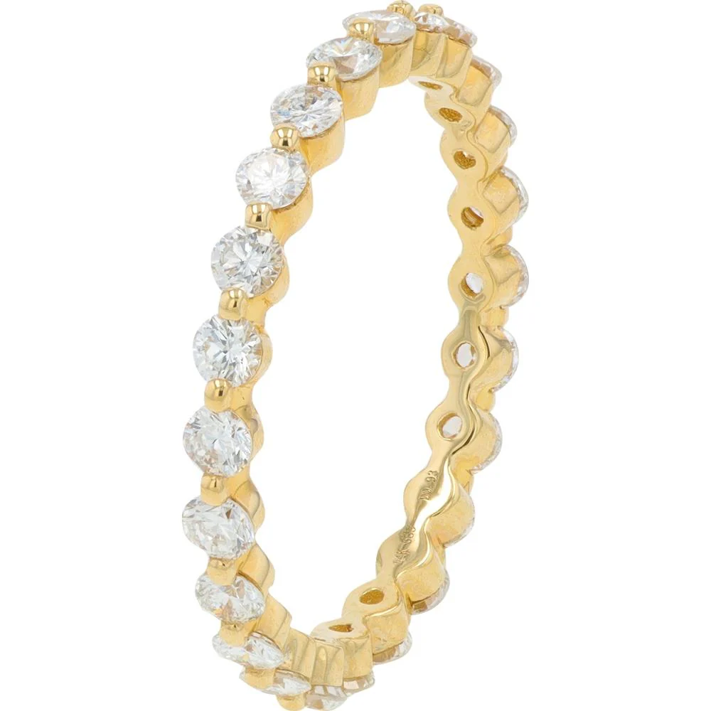 14K Yellow Gold Diamond Eternity Band - 0.95 Carat Total Diamond Weight
