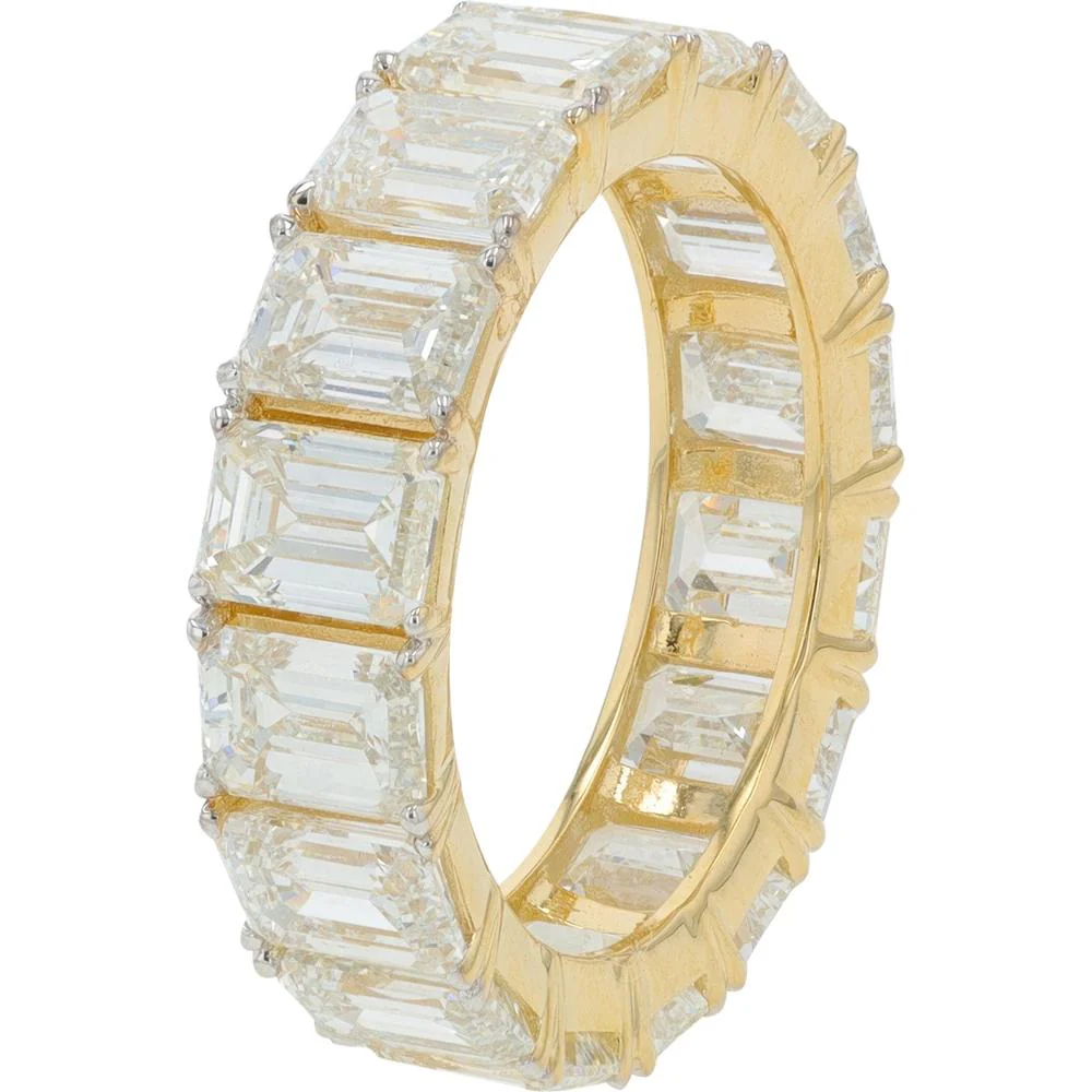 14K Yellow Gold Eternity Band with Lab - Grown Diamonds - 8.50 Carat Total Diamond Weight