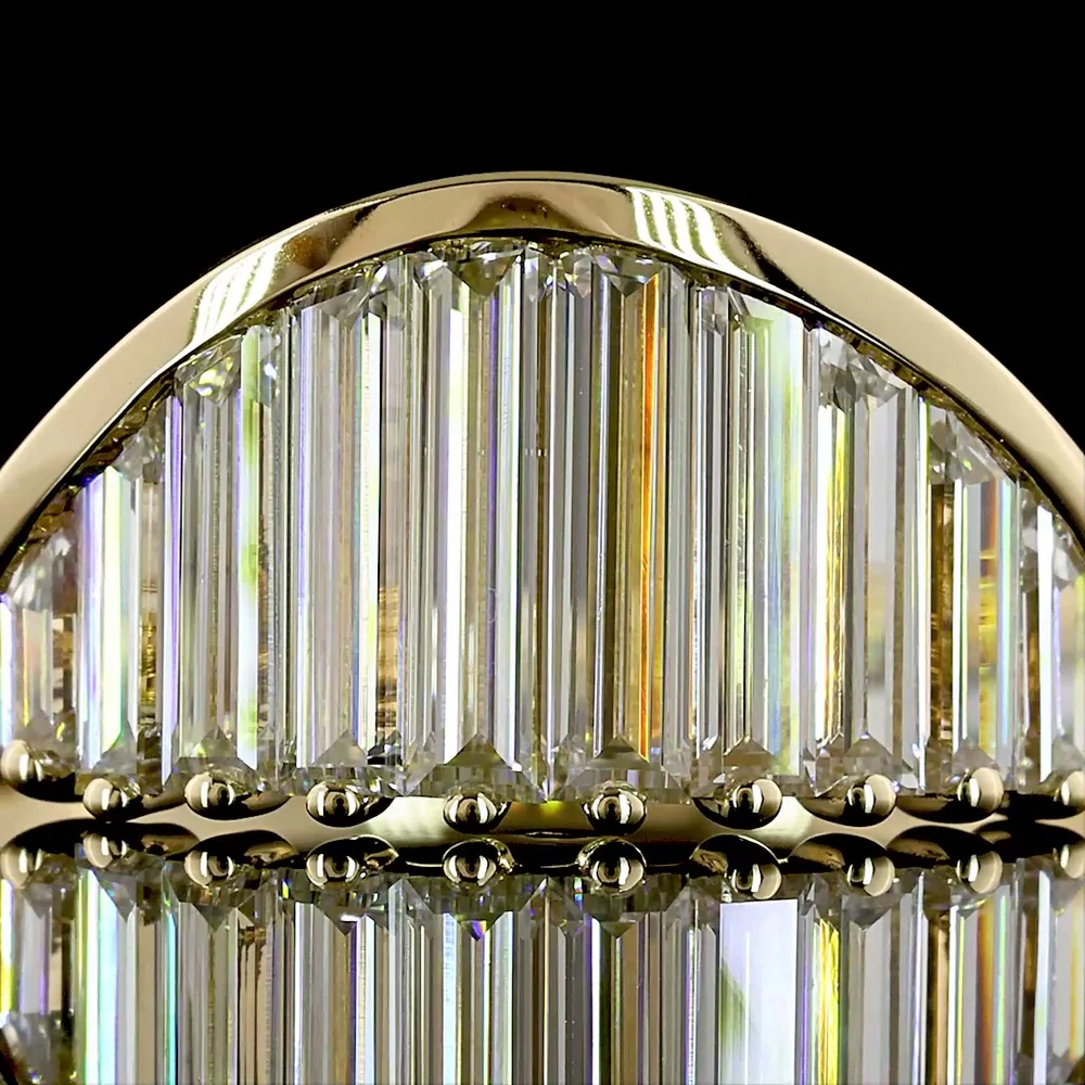 14K Yellow Gold Half Eternity Band with Tapered Baguette Lab Diamonds - 1.19 Carat Total Weight - Covaloro Fine Jewelry - Image 2