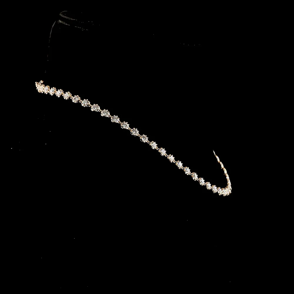 14K Yellow Gold Station Necklace with 55 Bezel-Prong Set Round Lab Diamonds - 7.94 Carats Total Diamond Weight - Covaloro Fine Jewelry - Image 2
