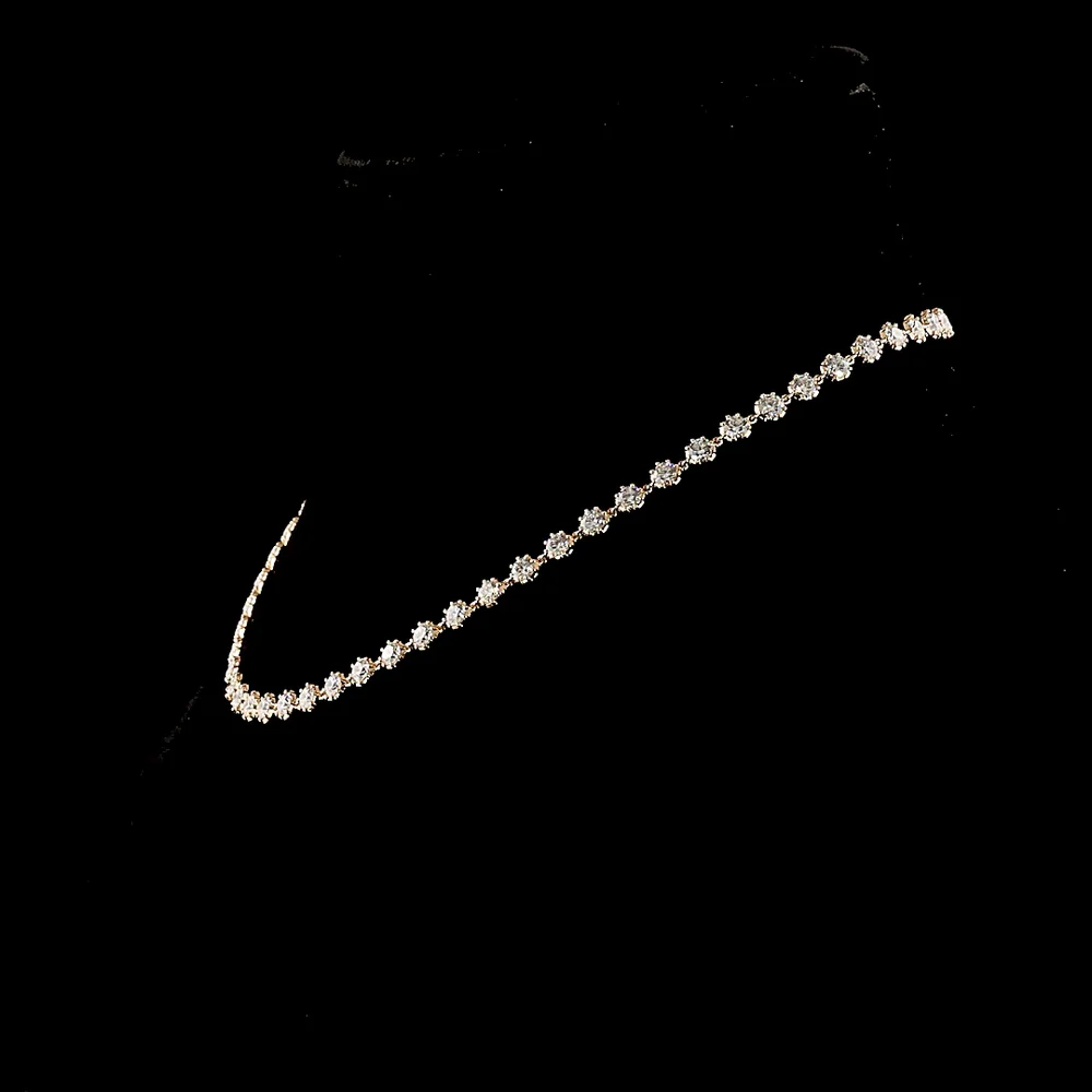 14K Yellow Gold Station Necklace with 55 Bezel-Prong Set Round Lab Diamonds - 7.94 Carats Total Diamond Weight - Covaloro Fine Jewelry - Image 3