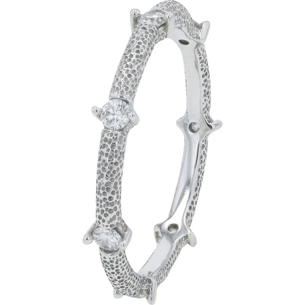 18K White Gold Penny Preville 0.28 Carat Diamond Eternity Band - 6.25
