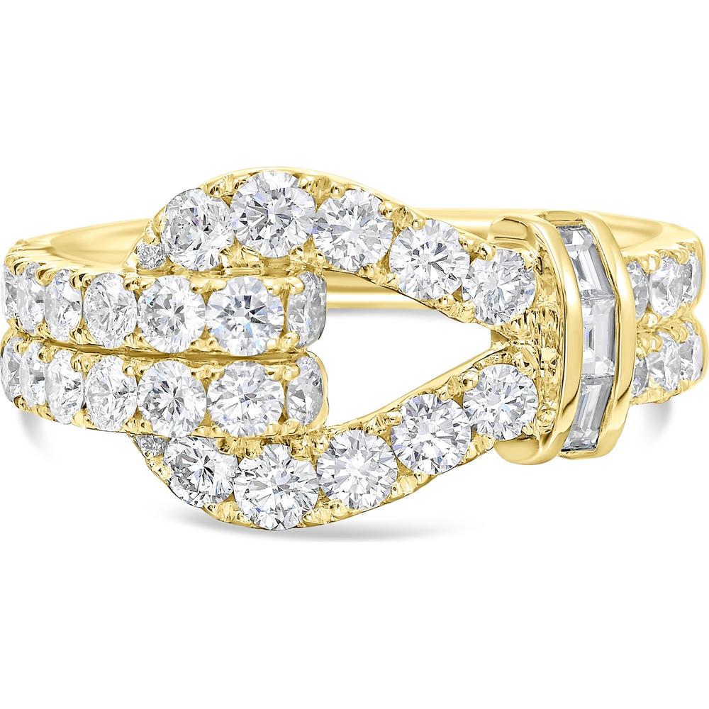 Charles Krypell - Diamond Lasso Ring in 18K Yellow Gold