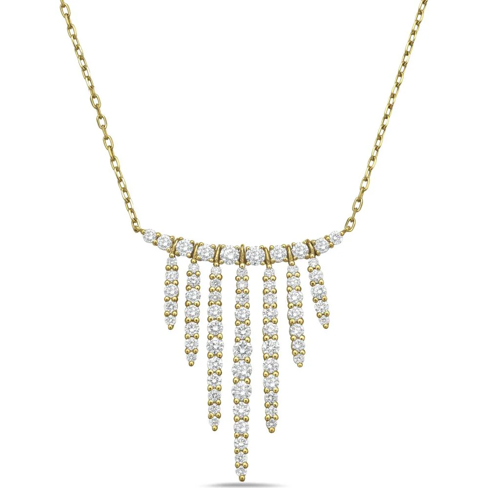 Charles Krypell - Starlight Fringe Pendant in 18K Yellow Gold