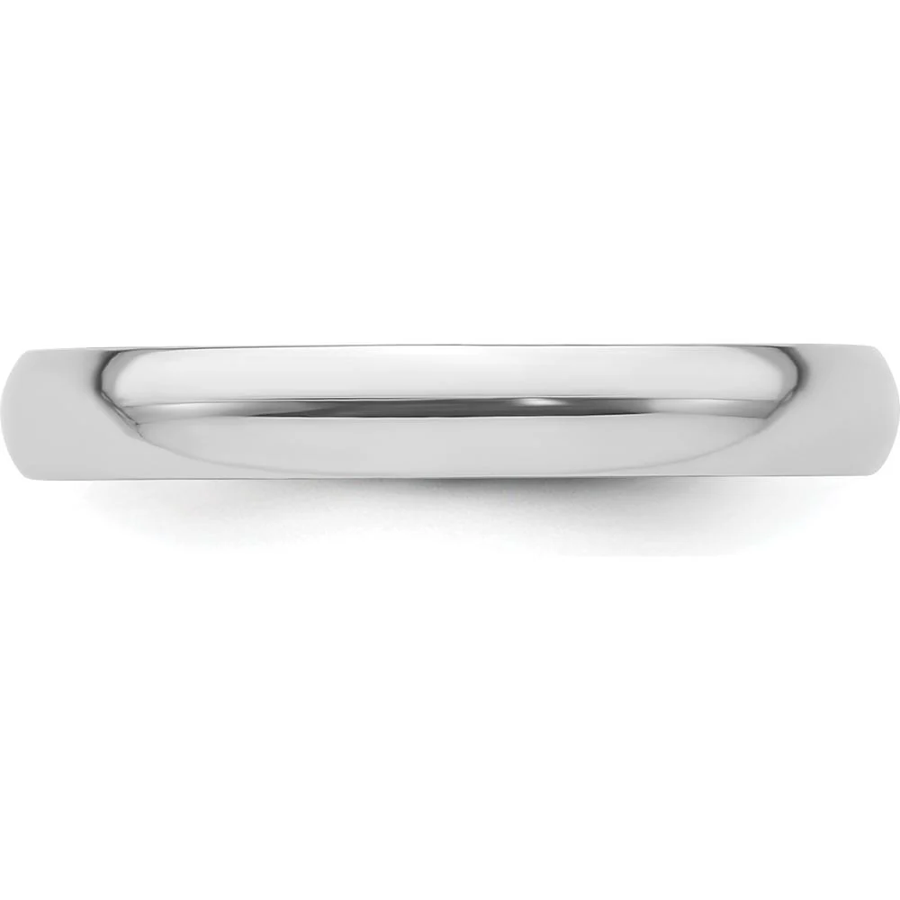 Platinum 3mm Lightweight Comfort-Fit Wedding Band - Polished Finish by Luciano & Cie - Image 5
