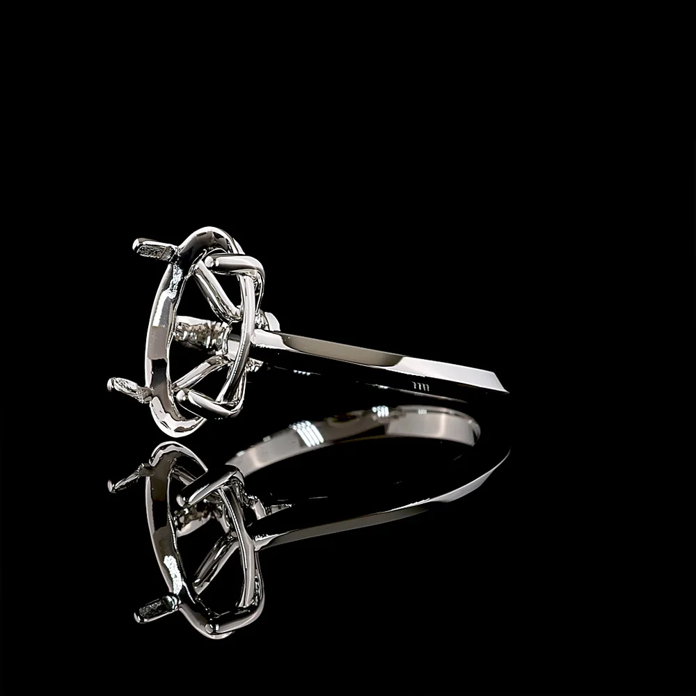 Platinum Oval Cut Solitaire Ring with IGI Certified 3.04 Carat Lab-Grown Diamond - E-F Color, VVS1 Clarity - Covaloro Fine Jewelry - Image 3