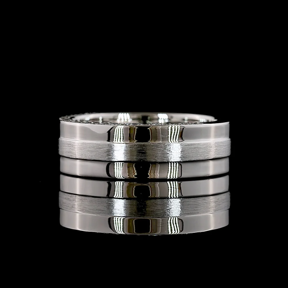 Platinum Special Eternity Band with Prong Set Round Lab Diamonds - 0.13 Carat Total Diamond Weight - Covaloro Fine Jewelry