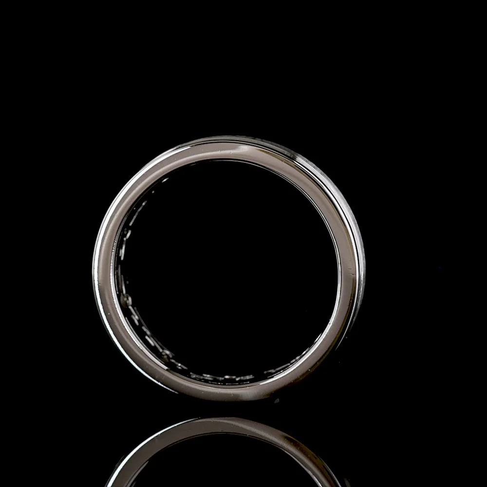 Platinum Special Eternity Band with Prong Set Round Lab Diamonds - 0.13 Carat Total Diamond Weight - Covaloro Fine Jewelry - Image 2