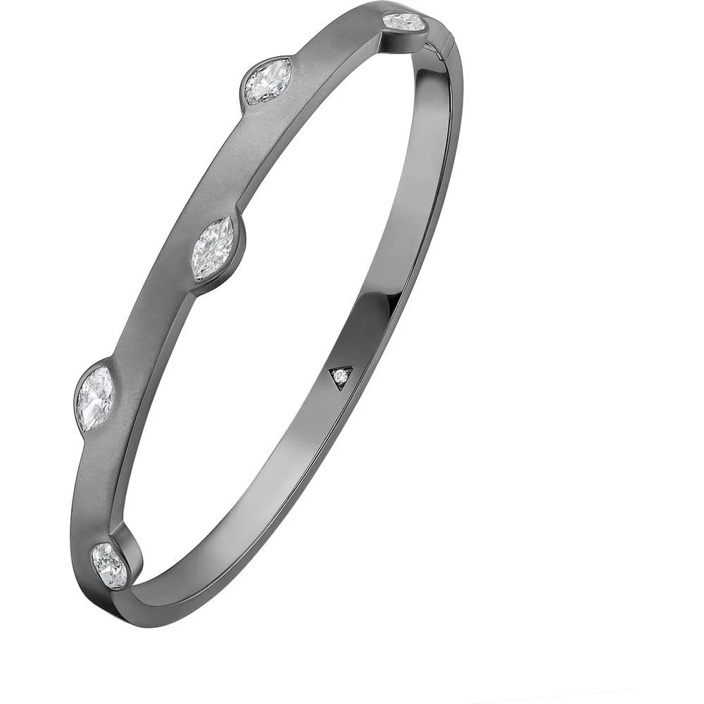 Ruchi New York - Lukerti Diamond Bangle in 18K White Gold
