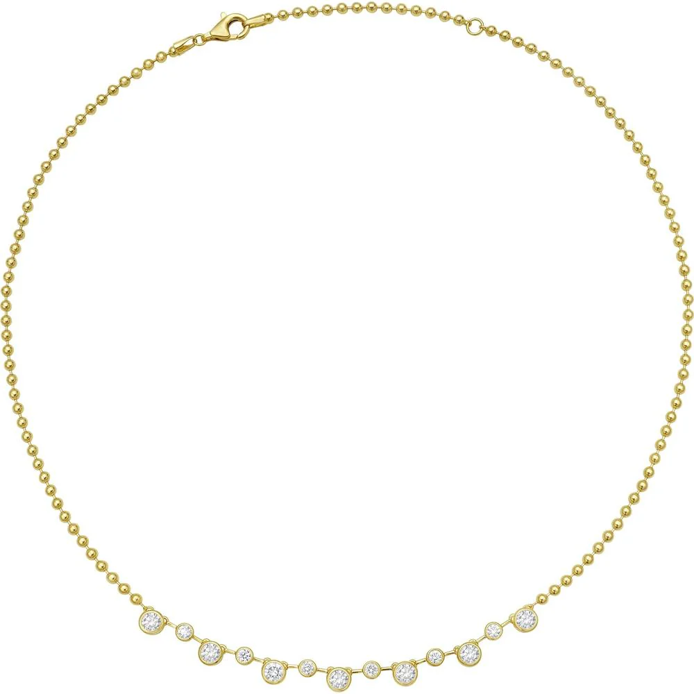 Ruchi New York - Mia Diamond Necklace in 14K Yellow Gold - Image 2