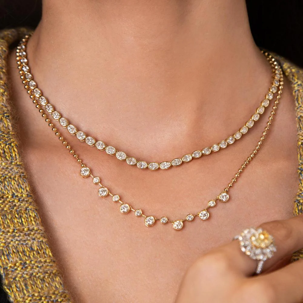 Ruchi New York - Mia Diamond Necklace in 14K Yellow Gold - Image 3
