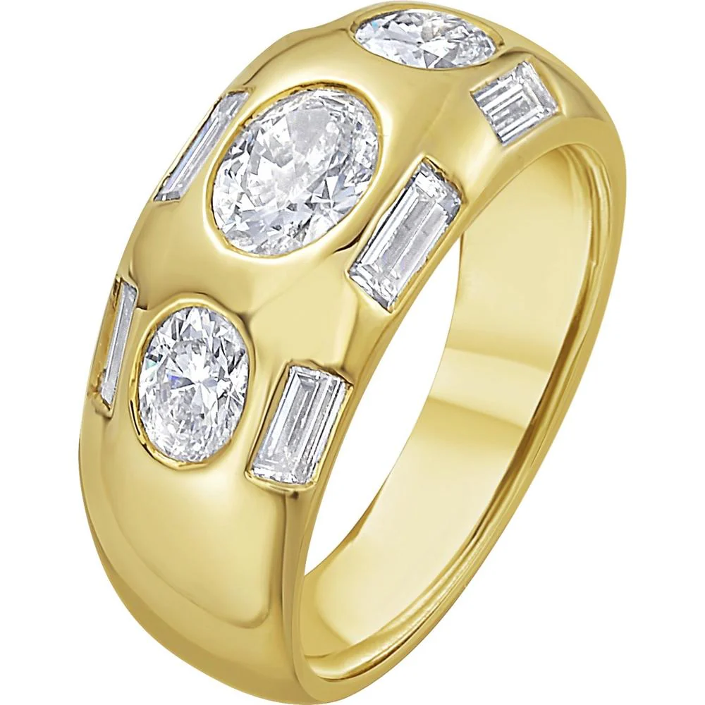Ruchi New York - Milia Diamond Ring in 18K Yellow Gold