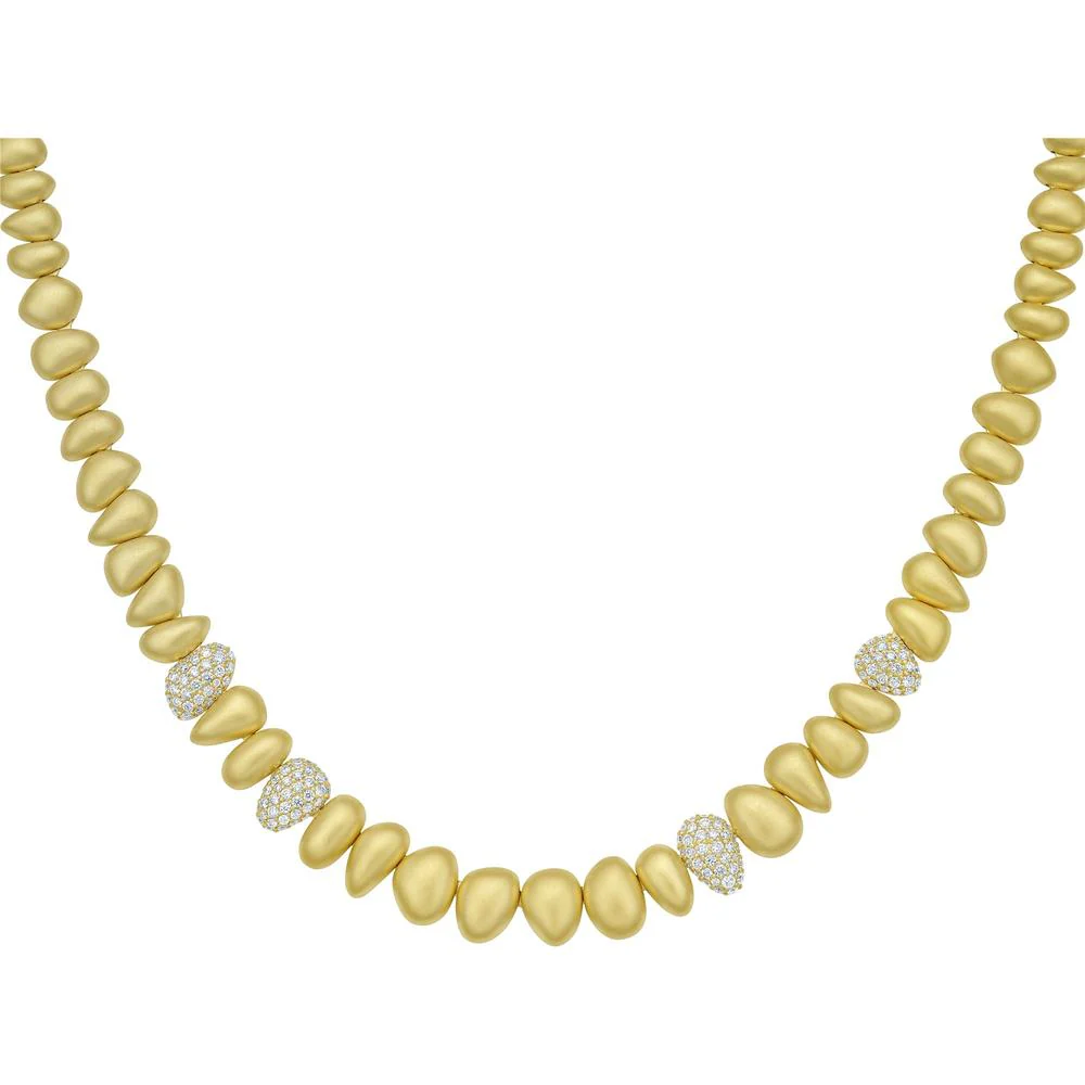 Ruchi New York - Natera Diamond Necklace in 18K Yellow Gold