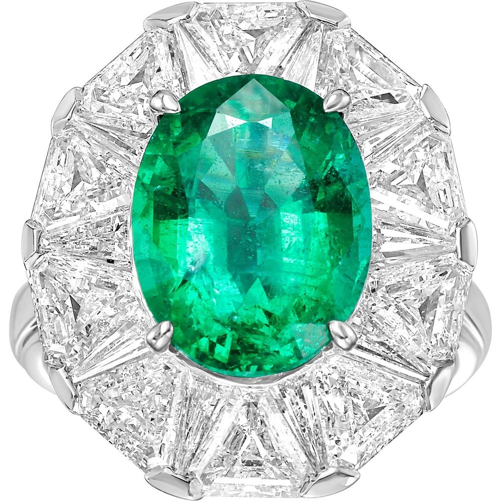 Ruchi New York - Palais Emerald Ring in 18K White Gold - Image 3