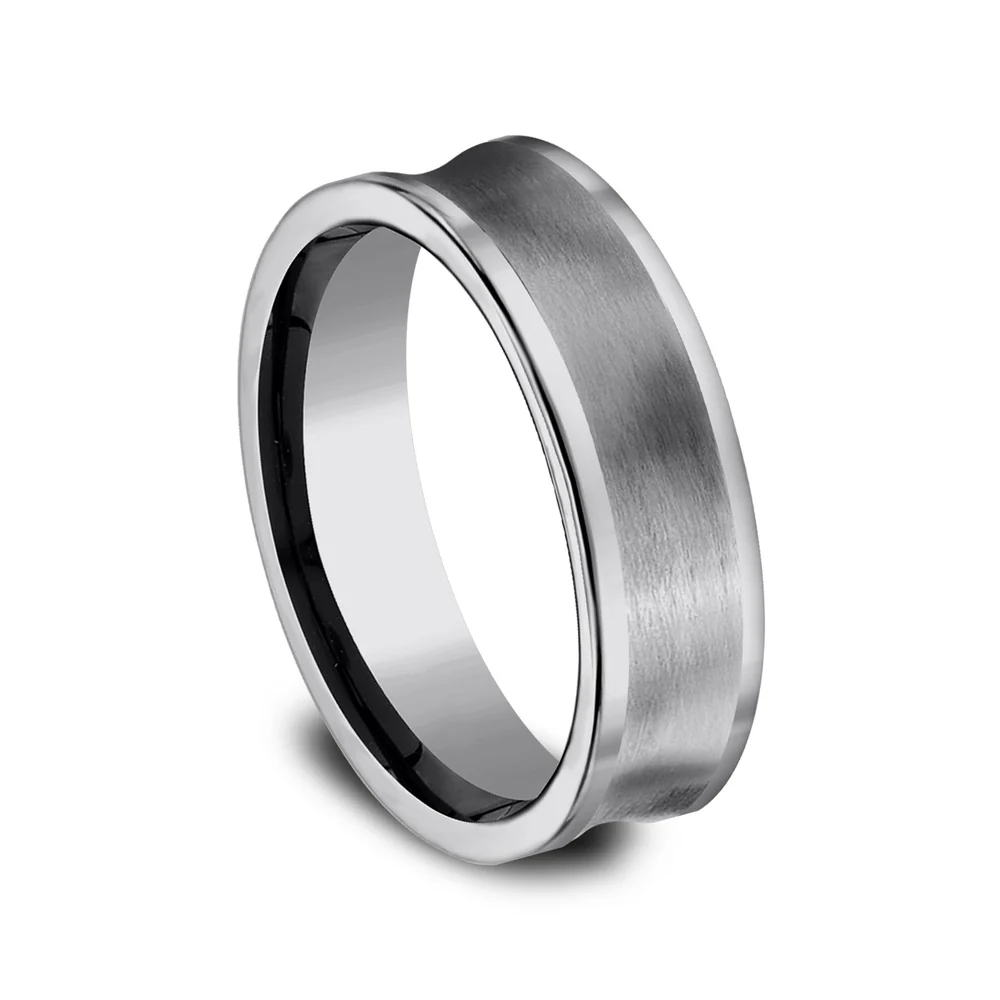 The Prowler Men's Wedding Band in Tungsten - 6mm Width by Forge - Image 2
