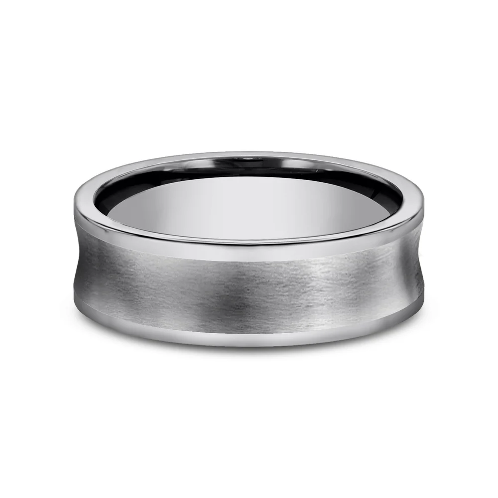 The Prowler Men's Wedding Band in Tungsten - 6mm Width by Forge - Image 3